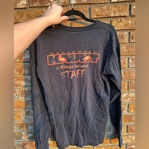 Vintage Kings Island haunt staff shirt
